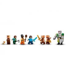 LEGO Конструктор Minecraft Нападение на село с воздушным шариком Ґаст