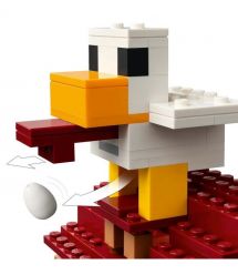 LEGO Конструктор Minecraft Нападение на село с воздушным шариком Ґаст