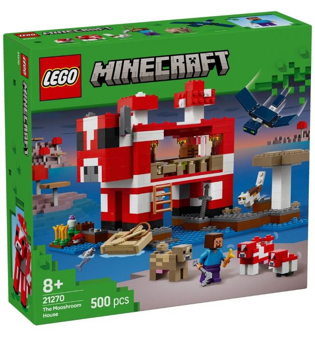 LEGO Конструктор Minecraft Грибной дом