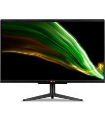 Acer ПК Моноблок Acer Aspire C24-1600 23.8" FHD, Intel P N6005, 8GB, F256GB, UMA, WiFi, кл+м, Lin, черный