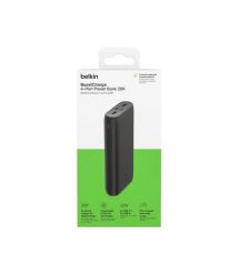 Belkin Портативное зарядное устройство Power Bank 26000мАч, 32Вт, USB-A/USB-C PD PPS, черный
