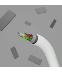 Belkin Кабель USB-A - Lightning силиконовый, с клипсой, 1м, белый