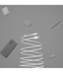 Belkin Кабель USB-A - Lightning силиконовый, с клипсой, 1м, белый