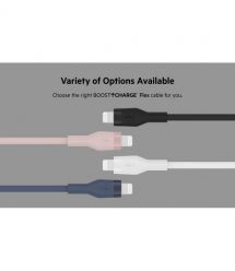 Belkin Кабель USB-A - Lightning силиконовый, с клипсой, 1м, белый