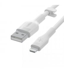 Belkin Кабель USB-A - Lightning силиконовый, с клипсой, 1м, белый