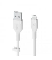 Belkin Кабель USB-A - Lightning силиконовый, с клипсой, 1м, белый