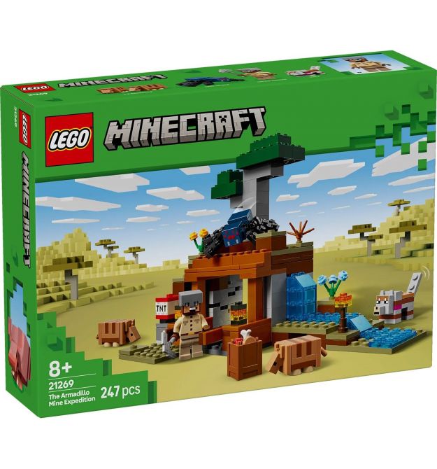 LEGO Конструктор Minecraft Шахтная экспедиция «Броненосец»