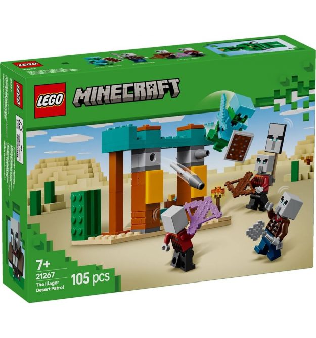 LEGO Конструктор Minecraft Разбойничий Пустынный Патруль