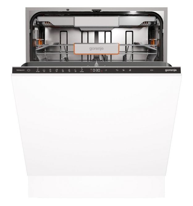 Gorenje Посудомоечная машина встраиваемая, 16компл., A+++, 60см, инвертор, Wi-Fi, AquaStop, сенсорное упр, 3 корзины, белый