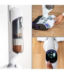 Rowenta Пылесос Rowenta беспроводный X-Clean 10, 200Вт, конт пыль -0.67, автон. раб. до 60мин, вес-4.15кг, НЕРА, білий