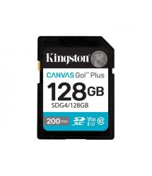 Kingston Карта памяти Kingston SD 128GB C10 UHS-I U3 V30 R200MB/s