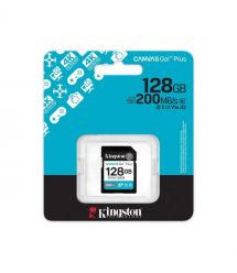 Kingston Карта памяти Kingston SD 128GB C10 UHS-I U3 V30 R200MB/s