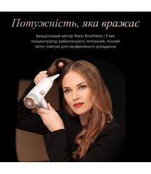 Rowenta Фен Ultimate Experience Maestria, 2000Вт, режимов-3, дифузор, иониз-я, хол. обдув, белый