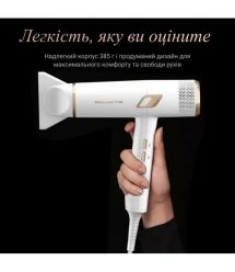 Rowenta Фен Ultimate Experience Maestria, 2000Вт, режимов-3, дифузор, иониз-я, хол. обдув, белый