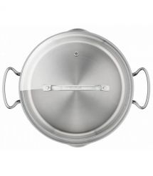 Tefal Кастрюля DUETTO+, 5л, с крышкой, нержавеющая сталь, стекло