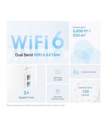 TP-Link Система WiFi-Mesh Deco X10 AX1500, 1xGE LAN, 1xGE WAN, 1мод