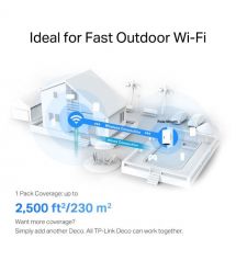 TP-Link Система WiFi-Mesh Deco X50 AX3000, 2xGE LANWAN, 1мод, внешняя