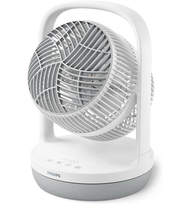 Philips Вентилятор Philips настольный Series 2000, 22см, 28Вт, таймер, поворот 180, белый