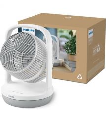 Philips Вентилятор Philips настольный Series 2000, 22см, 28Вт, таймер, поворот 180, белый