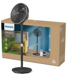 Philips Вентилятор Philips напольный Series 3000, 40см, 48Вт, управление сматфоном, регулировка высоты, черный