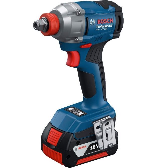 Bosch Гайковерт ударный GDX 18V-285 18В 2x4А·час до 3600об·мин 285Нм квадрат 1/2" ЗП кейс 1.1кг