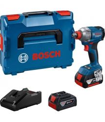 Bosch Гайковерт ударный GDX 18V-285 18В 2x4А·час до 3600об·мин 285Нм квадрат 1/2" ЗП кейс 1.1кг