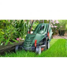 Bosch Газонокосилка сетевая UniversalRotak 34-405 1300Вт 34см 40л 27-50мм 11кг