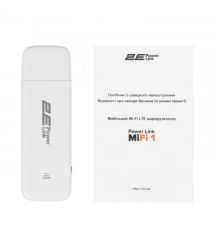 2E Мобильный маршрутизатор PowerLink (MiFi-1 2024) LTE, Wi-Fi4, 1xUSB, 1xCRC9 белый