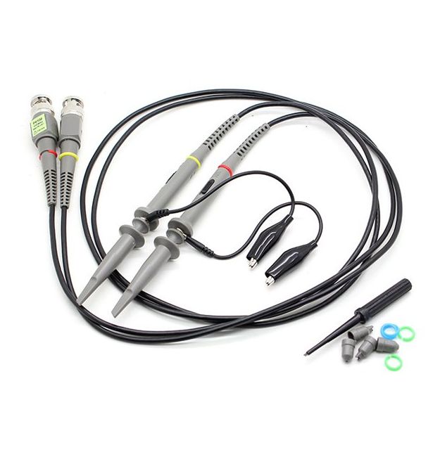 Щупы P6100 Premium качество + крокодиллы + BNC- разъемы, 2 щупа в комплекте, цена за упаковку