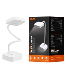 2E Лампа настольная с аккумулятором 5Вт 5000K 1200мАг USB-A белый