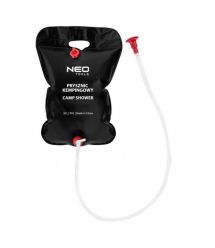 Neo Tools Кемпинговый душ, ПВХ, 20л, черный, 0.3 кг