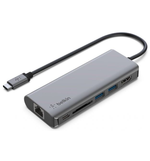 Belkin Адаптер USB-C 6in1 Multiport Dock