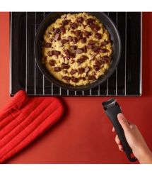 Tefal Набор посуды Ingenio Unlimited, сменная ручка, 13 предметов, алюминий, бакелит, пластик, силикон, стекло, черный