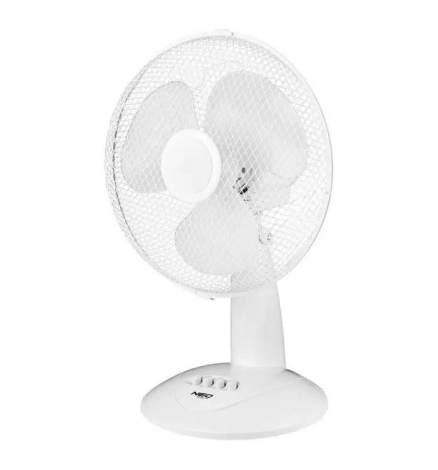 Neo Tools Вентилятор настольный, 40см, 45Вт, белый
