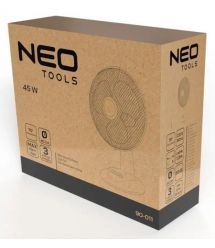 Neo Tools Вентилятор настольный, 40см, 45Вт, белый
