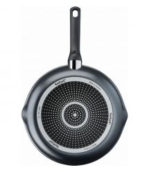 Tefal Сковорода с крышкой Day by Day, 20см, с крышкой, алюминий, бакелит, стекло, черный