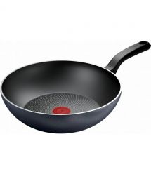 Tefal Сковорода ВОК So' Light, 28см, алюминий, бакелит, черный