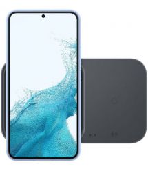 Samsung Зарядное устройство беспроводное Duo 15Вт с блоком питания, серый темный