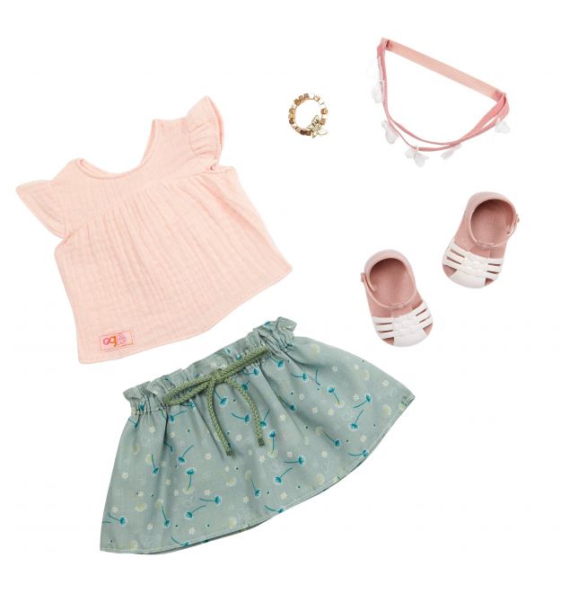 Our Generation Набор одежды для кукол с юбкой для прогулки