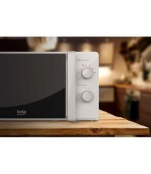 Beko Микроволновая печь, 20л, мех. управл., 700Вт, белый
