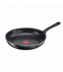Tefal Сковорода с крышкой Day by Day, 28см, с крышкой, алюминий, бакелит, стекло, черный