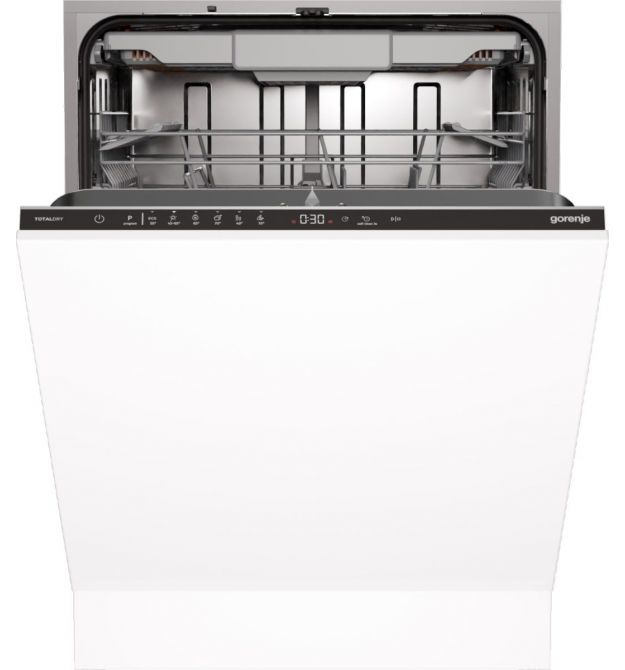 Gorenje Посудомоечная машина встраиваемая, 16компл., A+++, 60см,AquaStop, автоматич откр, сенсорное упр, 3 корзины, белый