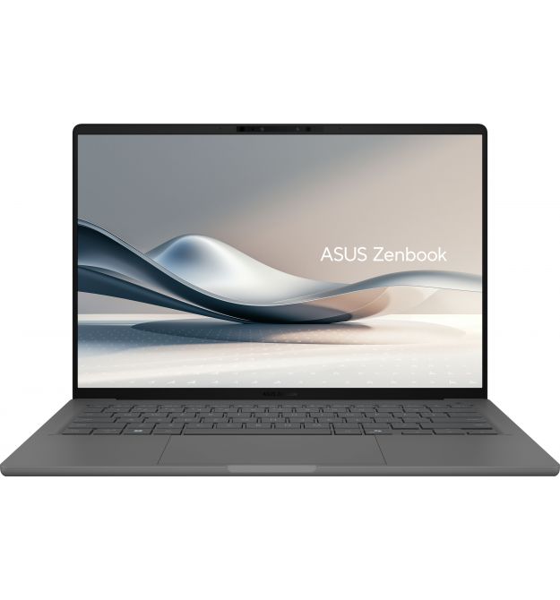 ASUS Ноутбук Zenbook A14 UX3407QA-QD002W 14" WUXGA OLED, Snapdragon X X1 26 100, 16GB, F512GB, UMA, Win11, Серый