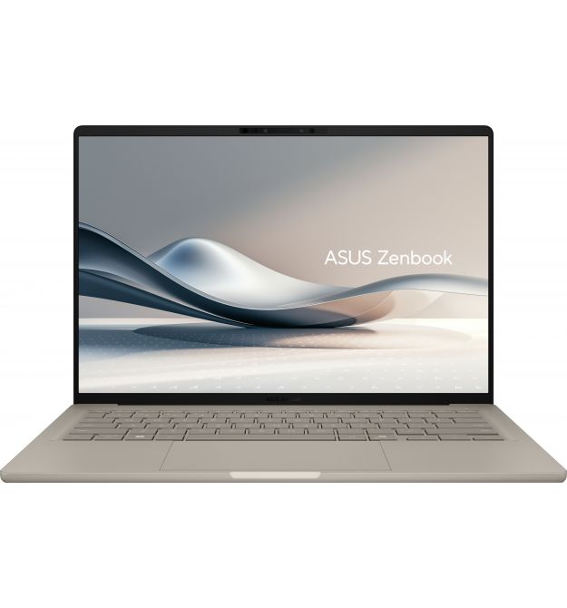 ASUS Ноутбук Zenbook A14 UX3407QA-QD202W 14" WUXGA OLED, Snapdragon X X1 26 100, 16GB, F512GB, UMA, Win11, Бежевый