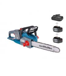 Könner & Söhnen Пила цепная аккумуляторная KS CS40V-16 40В(20+20В) акб 2x4А·час 40см 3.6кг