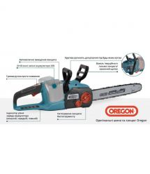 Könner & Söhnen Пила цепная аккумуляторная KS CS40V-16 40В(20+20В) акб 2x4А·час 40см 3.6кг