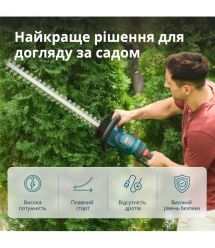 Könner & Söhnen Кусторез аккумуляторный KS HT-20V 20В акб 1х2А·ч 55см шаг реза 16мм 2.5кг