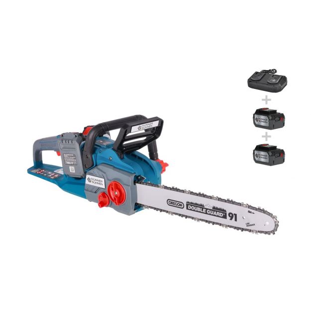 Könner & Söhnen Пила цепная аккумуляторная Konner&Sohnen KS CS40V-14 40В(20+20В) акб 2x4А·час 35см 3.7кг