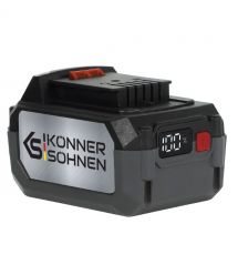 Könner & Söhnen Пила цепная аккумуляторная Konner&Sohnen KS CS40V-14 40В(20+20В) акб 2x4А·час 35см 3.7кг