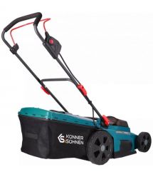 Könner & Söhnen Газонокосилка аккумуляторная KS 43LM-40V 40В(20+20) акб 2x4А·час 43см 50л 25-75мм 15.5кг